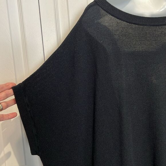 Dark Navy Blue Cap Sleeve Button Up‎ Cardigan Size 3X - Picture 12 of 13